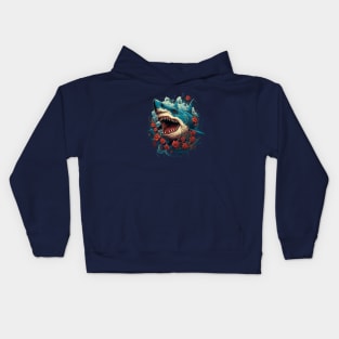 Romantic Shark Kids Hoodie